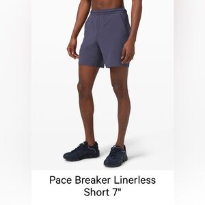 Lululemon Pace Breaker Linerless Short 7"
